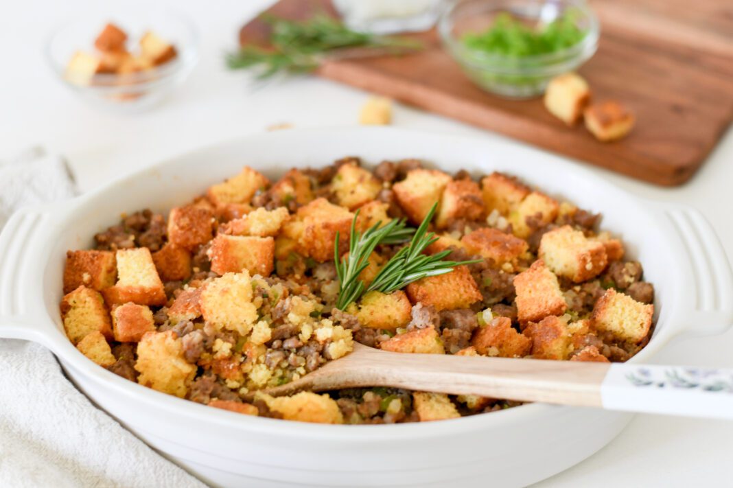 Cajun Cornbread Stuffing H