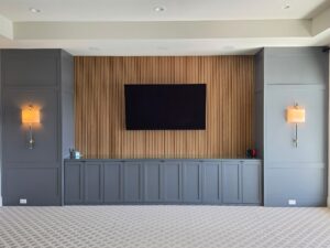 The entertainment center is no longer just furniture. It’s architecture.